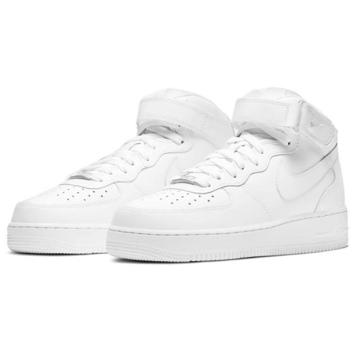 Белые кроссовки Nike Air Force 1 Mid 07 White