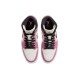 Nike Air Jordan 1 Mid женские розовые с белыми и черными вставками SE Berry Pink DC7267-500