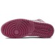 Nike Air Jordan 1 Mid женские розовые с белыми и черными вставками SE Berry Pink DC7267-500