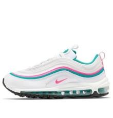 Nike Air Max Womens 97 White Pink Turbo Green DC5223-100 белые с разноцветными линями