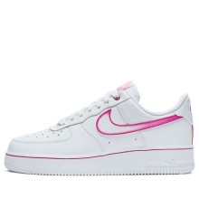 Белые кроссовки Nike Air Force 1 Low Airbrush Pink Gradient Airbrush White Pink