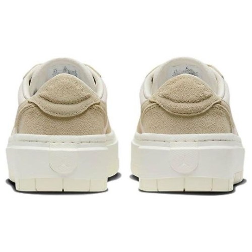 Кроссовки Nike Air Jordan 1 Elevate Low бежевые низкие женские на платформе White Tan DH7004-101
