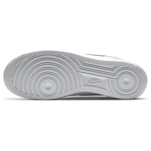 Кроссовки Nike Air Force 1 Low White Team Red бело-красные