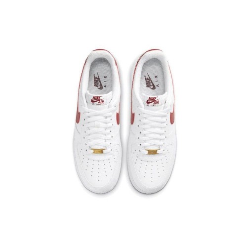 Кроссовки Nike Air Force 1 Low White Team Red бело-красные