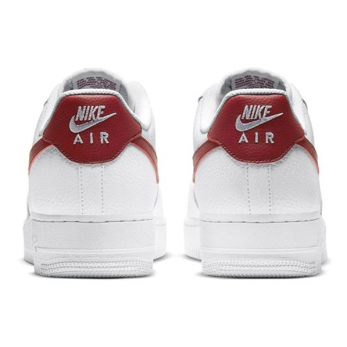 Кроссовки Nike Air Force 1 Low White Team Red бело-красные