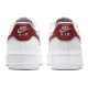 Кроссовки Nike Air Force 1 Low White Team Red бело-красные