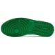 Кроссовки Nike Air Jordan 1 Mid SE Oakland черно-белые с зелеными и оранжевыми вставками 852542-101