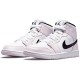 Nike Air Jordan 1 Mid Barely Rose высокие женские бело-розовые BQ6472-500