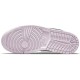 Nike Air Jordan 1 Mid Barely Rose высокие женские бело-розовые BQ6472-500