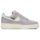 Кроссовки Nike Air Force 1 07 SE Air Sprung женские серые низкие с бабочкой DJ6378-500