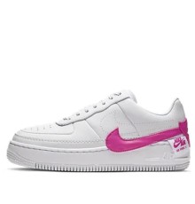 Кроссовки Nike AF1 Jester XX Laser Fuchsia женские белые низкие с розовым