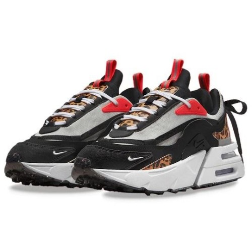 Nike Air Max Womens Furyosa Leopard DH5104-002 черные с леопардовыми вставками