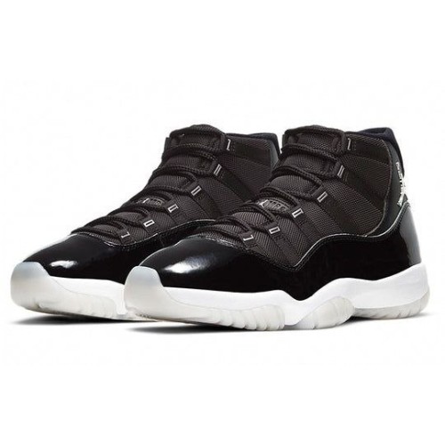 Кроссовки Nike Air Jordan 11 Retro Jubilee 25th Anniversary черные высокие CT8012-011