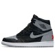 Кроссовки Nike Air Jordan 1 Retro High OG Rebellionaire черно-серые высокие 555088-036