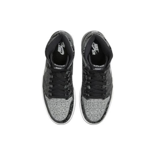 Кроссовки Nike Air Jordan 1 Retro High OG Rebellionaire черно-серые высокие 555088-036