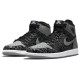 Кроссовки Nike Air Jordan 1 Retro High OG Rebellionaire черно-серые высокие 555088-036