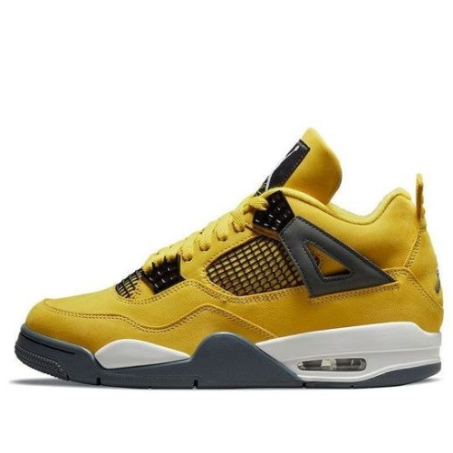 Желтые кроссовки Nike Air Jordan 4 Retro (Аир Джордан 4)