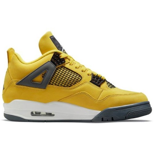 Желтые кроссовки Nike Air Jordan 4 Retro (Аир Джордан 4)