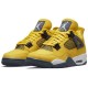 Желтые кроссовки Nike Air Jordan 4 Retro (Аир Джордан 4)