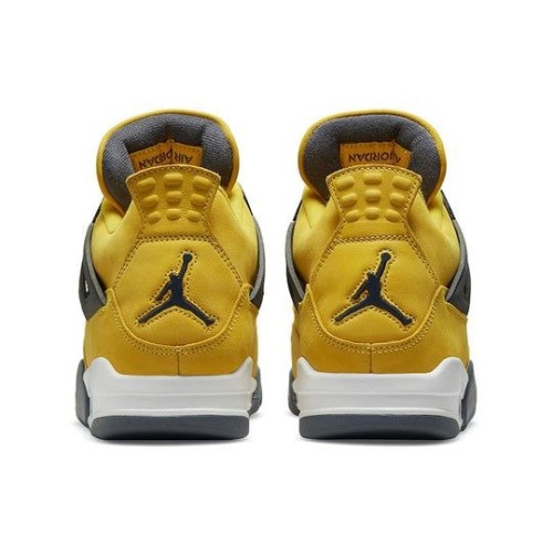 Желтые кроссовки Nike Air Jordan 4 Retro (Аир Джордан 4)