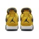 Желтые кроссовки Nike Air Jordan 4 Retro (Аир Джордан 4)