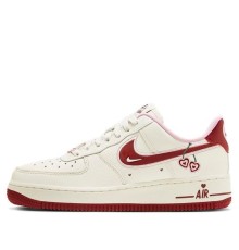 Кроссовки Nike Air Force 1 Low Valentines Day низкие белые