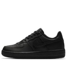 Кроссовки NIKE AIR FORCE 1 BLACK низкие черные
