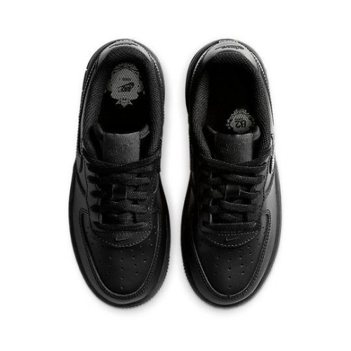 Кроссовки NIKE AIR FORCE 1 BLACK низкие черные