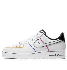 Nike Air Force 1 Low Day of the Dead низкие серые