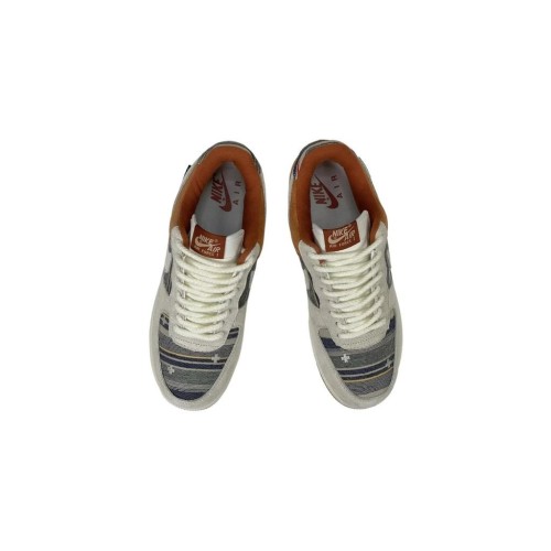 Nike Air Force 1 Low Canberra Grey Brown низкие серо-коричневые