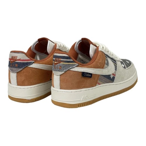 Nike Air Force 1 Low Canberra Grey Brown низкие серо-коричневые
