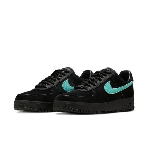 Кроссовки Nike Air Force 1 Low Tiffany черные
