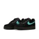 Кроссовки Nike Air Force 1 Low Tiffany черные
