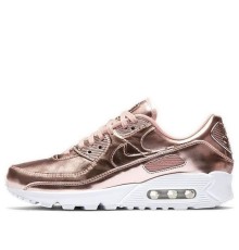 Кроссовки Nike Air Max Womens 90 Metallic Pack - Rose Gold CQ6639-600 розовые