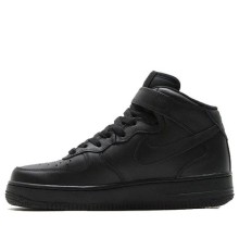 Кроссовки Nike Womens Air Force 1 Mid Blackout
