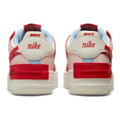 Кроссовки Nike Womens Air Force 1 Shadow White Red