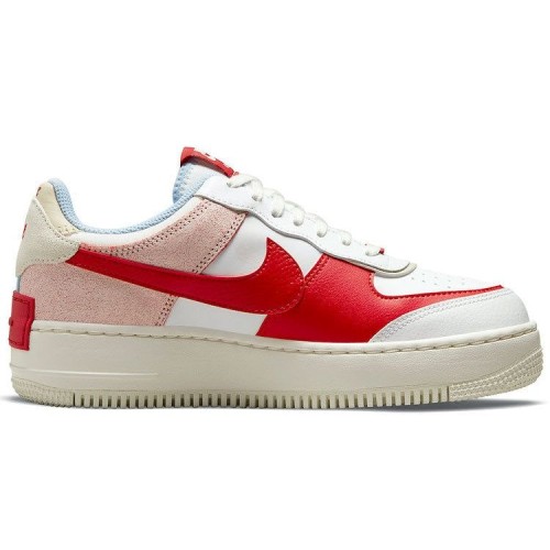 Кроссовки Nike Womens Air Force 1 Shadow White Red