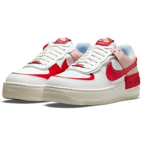 Кроссовки Nike Womens Air Force 1 Shadow White Red
