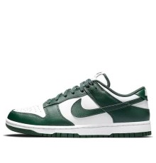 Кроссовки Nike Dunk Michigan State бело-зеленые