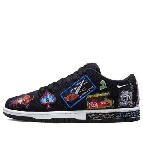Черные кроссовки Nike Neckface x Dunk Low Pro SB DQ4488-001