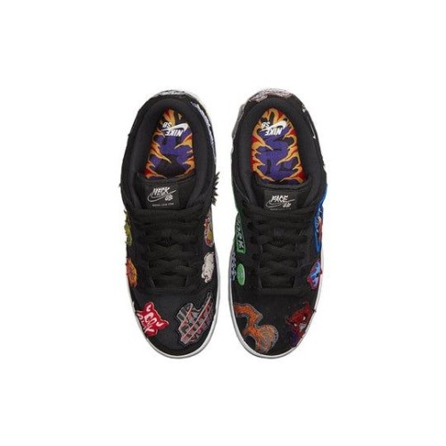 Черные кроссовки Nike Neckface x Dunk Low Pro SB DQ4488-001