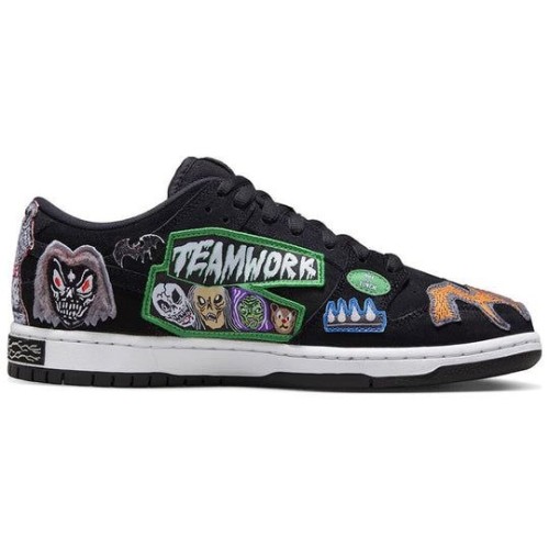 Черные кроссовки Nike Neckface x Dunk Low Pro SB DQ4488-001