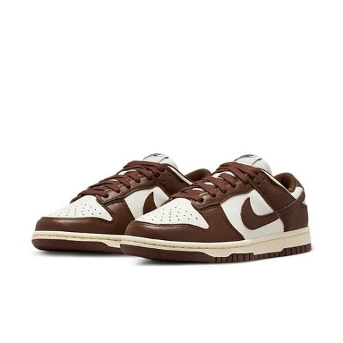 Кроссовки Nike Dunk Cacao Wow бело-коричневые