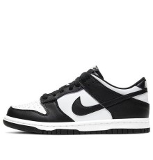 Кроссовки Nike Dunk Low Retro Panda черно-белые