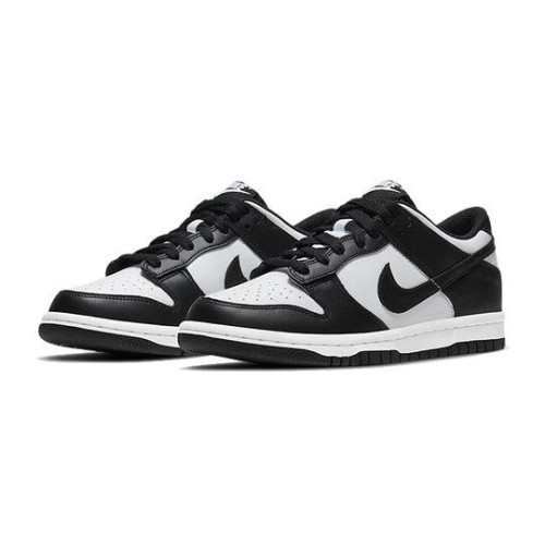 Кроссовки Nike Dunk Low Retro Panda черно-белые
