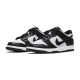 Кроссовки Nike Dunk Low Retro Panda черно-белые