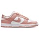 Кроссовки Nike Dunk Rose Whisper бело-розовые