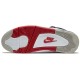 Белые кроссовки Nike Air Jordan 4 Retro OG Fire Red 2020