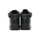 Черные Nike Womens Air Force 1 Mid Blackout черные