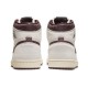 Кроссовки Air Jordan 1 High бежевые высокие